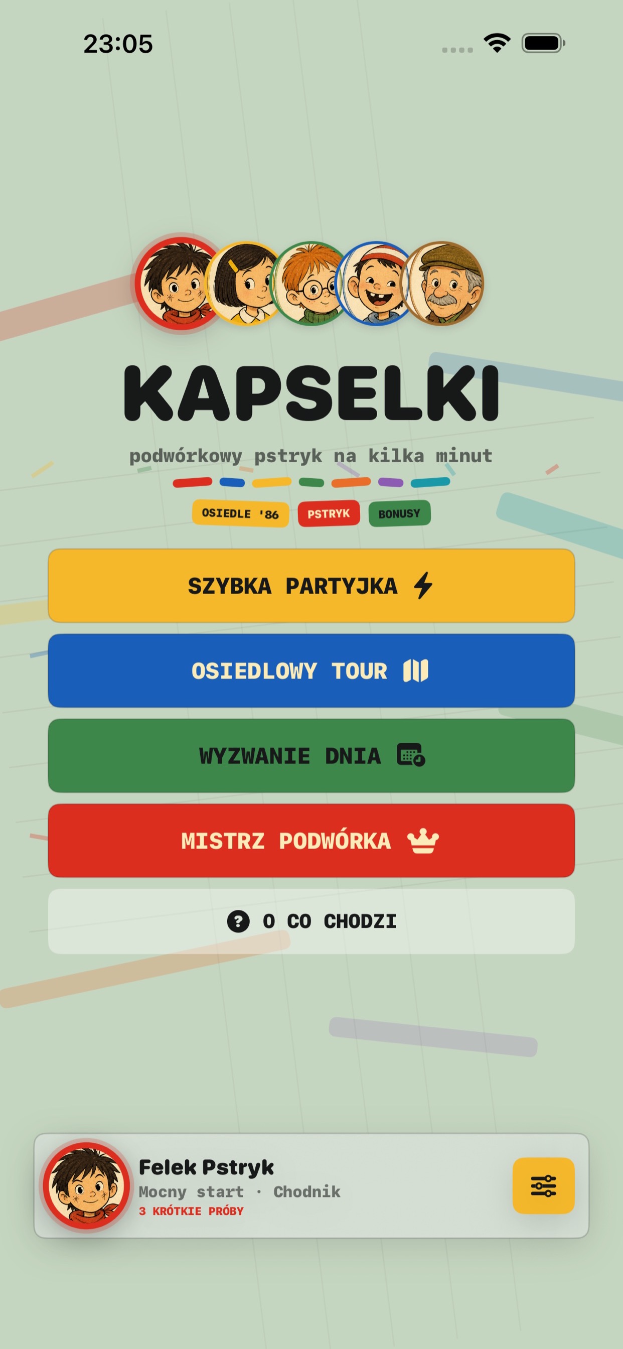 Cztery tryby zabawy i krótka droga do pierwszego pstryku.