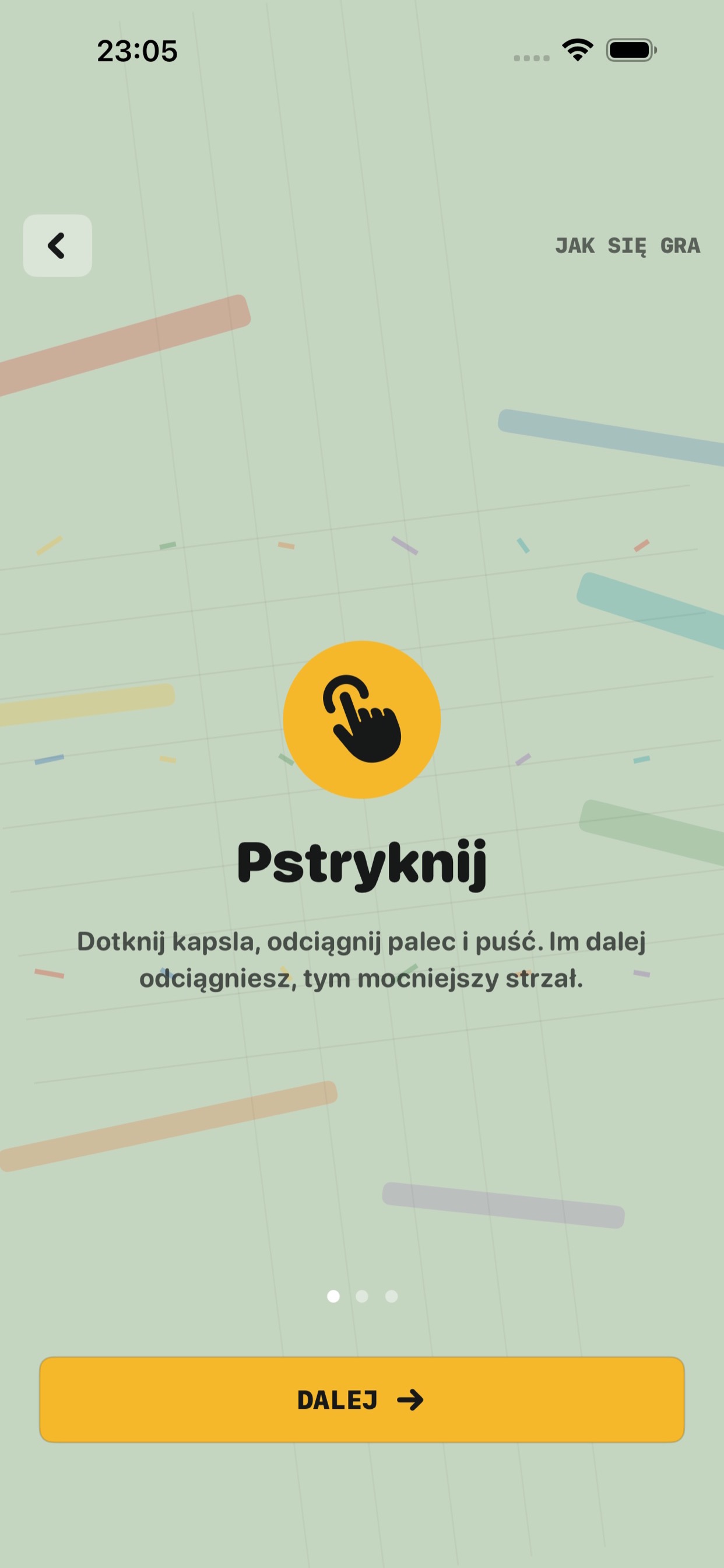 Proste zasady, moc, rotacja i wyczucie nawierzchni.