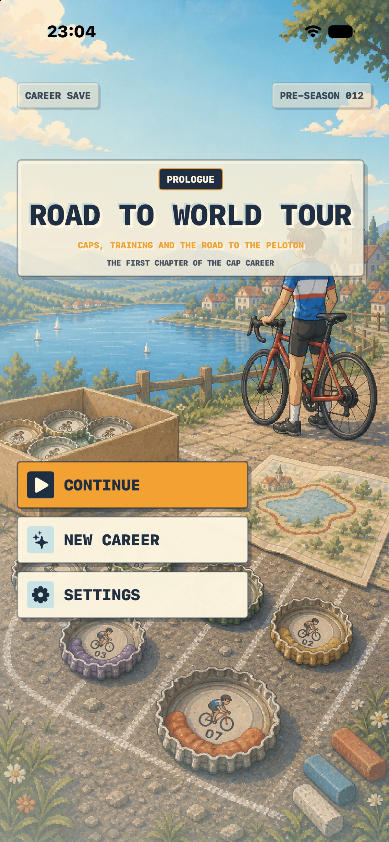 A career prologue that begins with a local race.